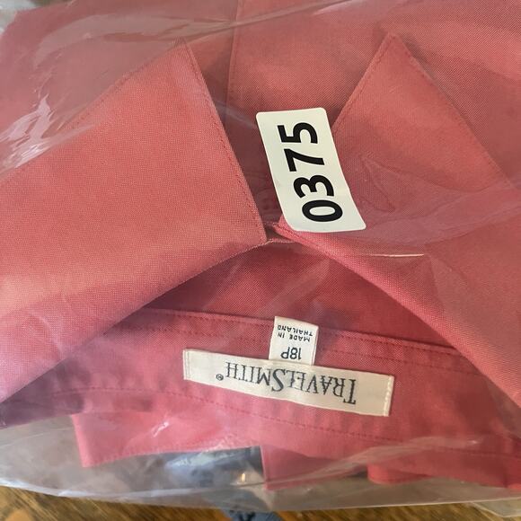 TravelSmith Women's Long Sleeve Pink Button-up Shirt 18 P Classic Preppy Capsule - Picture 11 of 11